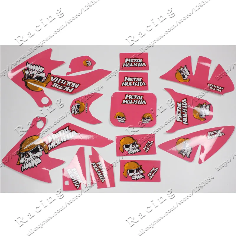 3M Decals Emblems Stickers Graphics CRF50 SSR SDG DHZ Thumpstar pit dirt Bike Red/Black Colour3
3M Decals Emblems Stickers Graphics CRF50 SSR SDG DHZ Thumpstar pit dirt Bike Red/Black Colour3