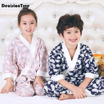 2019 new children clothing home suits sets of cotton comfortable breathable gauze underwear japanese kimono kids pajamas
2019 new children clothing home suits sets of cotton comfortable breathable gauze underwear japanese kimono kids pajamas