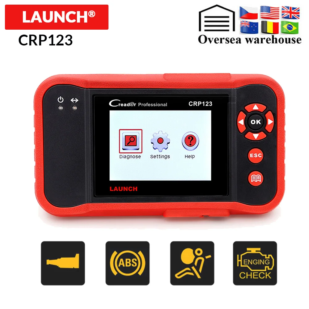 Launch Creader CRP123 OBD2 Auto Diagnostic Tool free Update X431 crp123 ABS/SRS/GearBox/Engine creader crp 123 OBD Coder Reader
Launch Creader CRP123 OBD2 Auto Diagnostic Tool free Update X431 crp123 ABS/SRS/GearBox/Engine creader crp 123 OBD Coder Reader