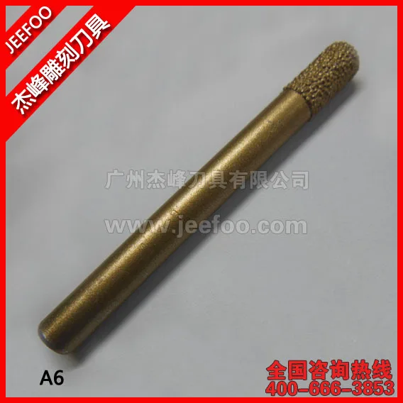 A6-6*12mm Ball Nose CNC Router Tools/ Stone Carving Tools/Diamond Router Bits Cutter For Engraving Marble/Monument/Tiles
A6-6*12mm Ball Nose CNC Router Tools/ Stone Carving Tools/Diamond Router Bits Cutter For Engraving Marble/Monument/Tiles