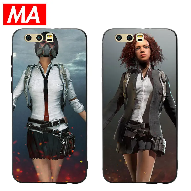 MA PUBG game character Phone Case For Huawei P9 P10 P20 Lite Pro Cases Ultra-thin TPU Cover Honor 8 9 10 Mate 20 | Мобильные