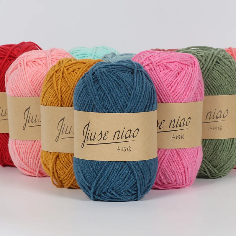 Milk Cotton Baby Yarn Colorful Hand Knitted Wool Yarn For Sweater Scarf Doll DIY Handmade Crochet Yarn Knitting Supplies
Milk Cotton Baby Yarn Colorful Hand Knitted Wool Yarn For Sweater Scarf Doll DIY Handmade Crochet Yarn Knitting Supplies
