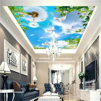 3D wallpaper custom size photo living room hang ceiling mural dandelion pigeon leaves painting non-woven wallpaper for wall 3d
3D wallpaper custom size photo living room hang ceiling mural dandelion pigeon leaves painting non-woven wallpaper for wall 3d