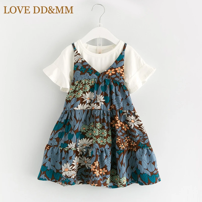 LOVE DD&MM Girls Clothing Sets 2019 Summer New Girls Fashion Short Sleeve Top + Print Dress Set
LOVE DD&MM Girls Clothing Sets 2019 Summer New Girls Fashion Short Sleeve Top + Print Dress Set