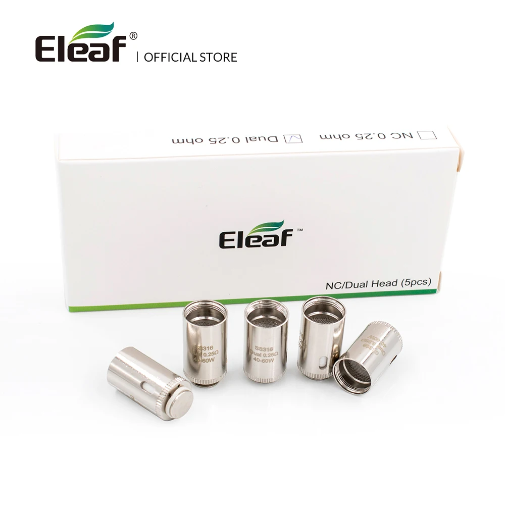 Original Electronic cigarette coil Eleaf LYCHE Dual 0.25ohm head for Eleaf LYCHE Atomizer vape coil
Original Electronic cigarette coil Eleaf LYCHE Dual 0.25ohm head for Eleaf LYCHE Atomizer vape coil