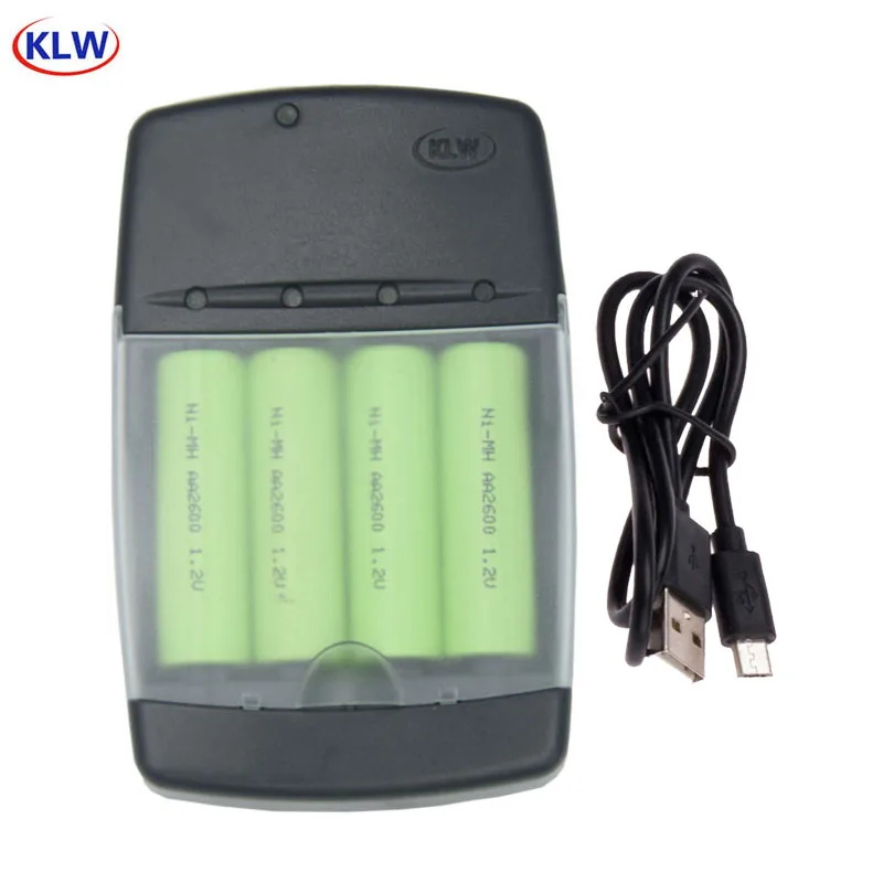 Smart USB Battery Charger for Rechargeable 1.2V AA AAA Size NiMh NiCd Batteries 4 slots NI-MH NI-CD battery charger LED display
Smart USB Battery Charger for Rechargeable 1.2V AA AAA Size NiMh NiCd Batteries 4 slots NI-MH NI-CD battery charger LED display