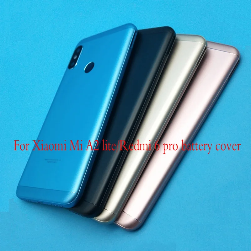 Original Replacement For Xiaomi mi A2 Lite Batterry Cover Door with Volume Power Buttons for Xiaomi redmi 6 pro Housing Cover
Original Replacement For Xiaomi mi A2 Lite Batterry Cover Door with Volume Power Buttons for Xiaomi redmi 6 pro Housing Cover