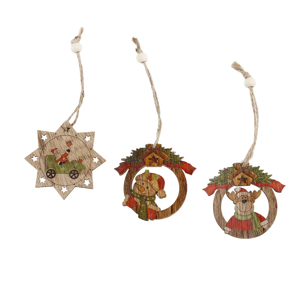 1/3 PCS Christmas Wooden Pendants Santa Claus&Snowman Ornaments DIY Christmas Party Decorations Xmas Tree Ornament
1/3 PCS Christmas Wooden Pendants Santa Claus&Snowman Ornaments DIY Christmas Party Decorations Xmas Tree Ornament