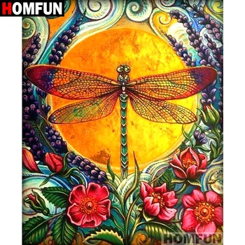 HOMFUN Square/Round Drill 5D DIY Diamond Painting "Dragonfly flower" Embroidery Cross Stitch Full Rhinestone Decor A07033
HOMFUN Square/Round Drill 5D DIY Diamond Painting "Dragonfly flower" Embroidery Cross Stitch Full Rhinestone Decor A07033