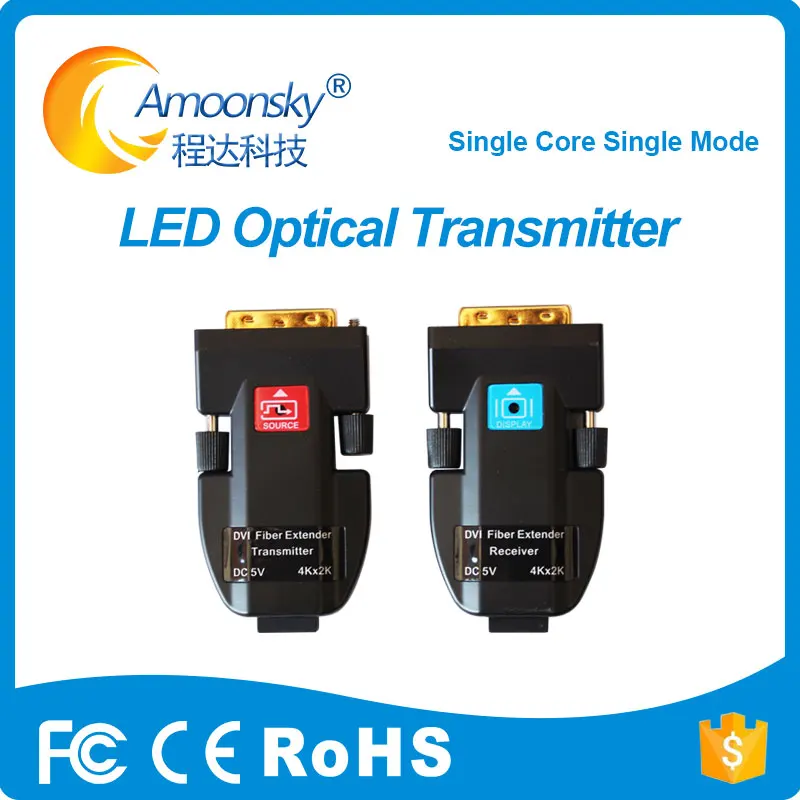 Rental display Optical DVI Extender Amoonsky DTR1L support 2km Transmission Distance for led module full color display P2.5 P3
Rental display Optical DVI Extender Amoonsky DTR1L support 2km Transmission Distance for led module full color display P2.5 P3