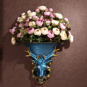 European Wall Hanging Deer Vase Home Wall Fake FlowerPot Mural Crafts Decoration American Hanging Angel Vases Basket Ornament
European Wall Hanging Deer Vase Home Wall Fake FlowerPot Mural Crafts Decoration American Hanging Angel Vases Basket Ornament