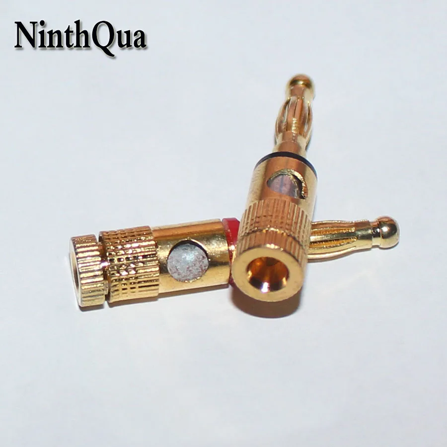 10pairs red black 4mm banana plug gold-plated speaker Terminals plug free-welding plugs copper Adapter
10pairs red black 4mm banana plug gold-plated speaker Terminals plug free-welding plugs copper Adapter