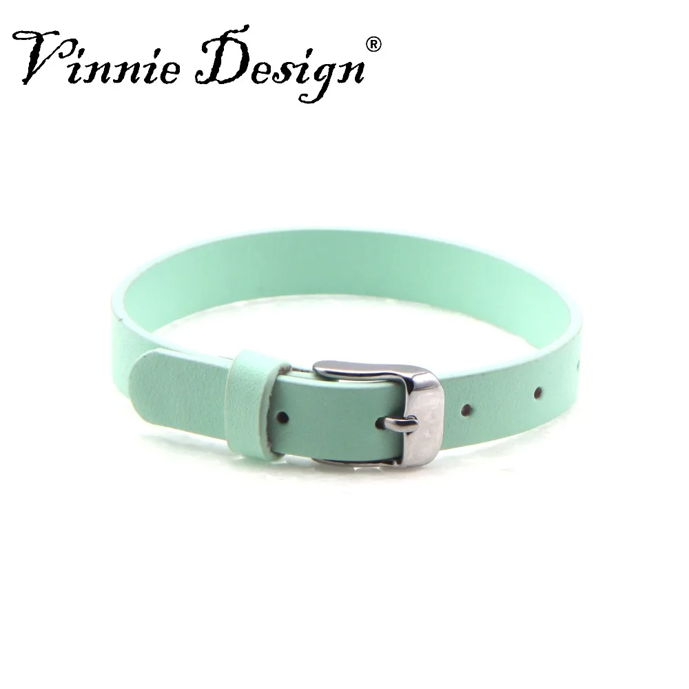 Vinnie Design Jewelry Genuine Leather Bracelet Single Band 21cm Length Reversible Wrap Bracelets for Slide Charms
Vinnie Design Jewelry Genuine Leather Bracelet Single Band 21cm Length Reversible Wrap Bracelets for Slide Charms
