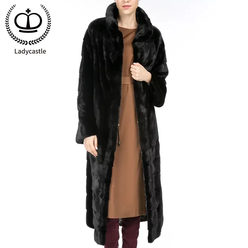 110cm X-long Real Fur Coats Wholeskin Mink Fur Jacket With Warm Stand Collar Fashion Long Silm Outwear Luxury Jackets MKW-250
110cm X-long Real Fur Coats Wholeskin Mink Fur Jacket With Warm Stand Collar Fashion Long Silm Outwear Luxury Jackets MKW-250