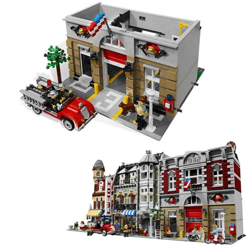 15004 2313Pcs City Street Fire Brigade Model Building Kits Blocks Bricks Compatible with Legoe 10197 Brick
15004 2313Pcs City Street Fire Brigade Model Building Kits Blocks Bricks Compatible with Legoe 10197 Brick