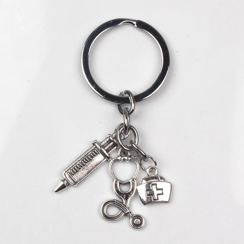 2019 New Nurse Medical Box Medical Key Chain Needle Syringe Stethoscope Keychain Doctor's gift
2019 New Nurse Medical Box Medical Key Chain Needle Syringe Stethoscope Keychain Doctor's gift