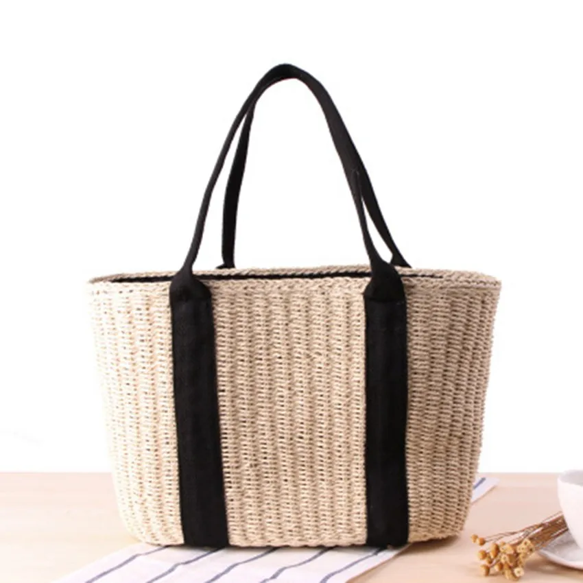 Japanese simple wind knitting shoulder hand-woven travel vacation beach leisure bag wild commuter handbags
Japanese simple wind knitting shoulder hand-woven travel vacation beach leisure bag wild commuter handbags