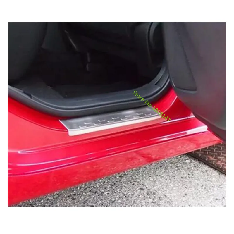 Car styling Stainless Steel pedal Door sill scuff plate Cover external threshold 4pcs For Mazda 2 Demio 2015 2016 2017 2018
Car styling Stainless Steel pedal Door sill scuff plate Cover external threshold 4pcs For Mazda 2 Demio 2015 2016 2017 2018