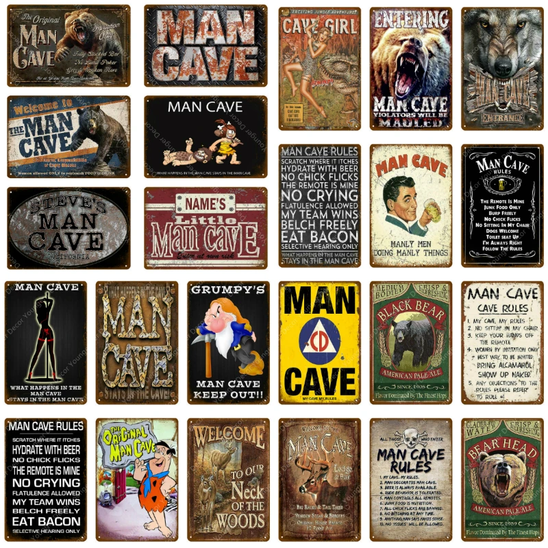 The Original Man Cave Rules Metal Tin Signs Home Bar Hotel Club Wall Art Painting Plaque Party Public Decor Vintage Poster
The Original Man Cave Rules Metal Tin Signs Home Bar Hotel Club Wall Art Painting Plaque Party Public Decor Vintage Poster