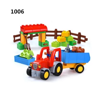 32pcs Big Size Diy Happy Farm Zoo Animals Blocks Bricks Set Educatioanl Duploe Toys For Children kids Brithday gifts
32pcs Big Size Diy Happy Farm Zoo Animals Blocks Bricks Set Educatioanl Duploe Toys For Children kids Brithday gifts