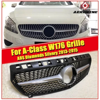 W176 Diamond grille grill ABS Silvery without sign A class A180 A200 A220 A250 A45 look Sports Front Bumper Kidney Grills 13-15
W176 Diamond grille grill ABS Silvery without sign A class A180 A200 A220 A250 A45 look Sports Front Bumper Kidney Grills 13-15