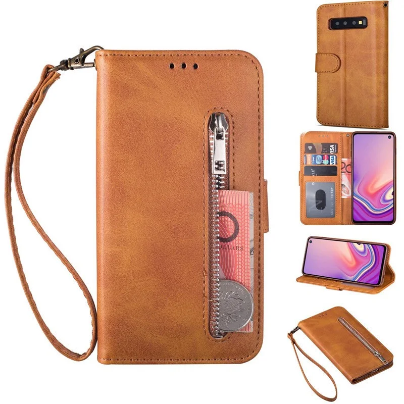 Luxury Zipper PU Leather Card Wallet Flip Case For Samsung Galaxy S10E S8 S9 S10 Plus Note 8 9 S6 S7 Edge Stand Magnetic Cover
Luxury Zipper PU Leather Card Wallet Flip Case For Samsung Galaxy S10E S8 S9 S10 Plus Note 8 9 S6 S7 Edge Stand Magnetic Cover