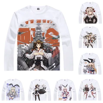 Kantai Collection Ship Girl T-Shirts Multi-style Men Hip Hop Long Sleeve Shirt Fleet girls KanColle Cosplay Motivs Anime Shirts
Kantai Collection Ship Girl T-Shirts Multi-style Men Hip Hop Long Sleeve Shirt Fleet girls KanColle Cosplay Motivs Anime Shirts