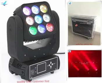 4pcs/lot+ flightcase 9x12w Mini Beam Stage Moving Head Light LED RGBW 4IN1 Party Effect Wash Lighting Beam Light for DJ Disco
4pcs/lot+ flightcase 9x12w Mini Beam Stage Moving Head Light LED RGBW 4IN1 Party Effect Wash Lighting Beam Light for DJ Disco