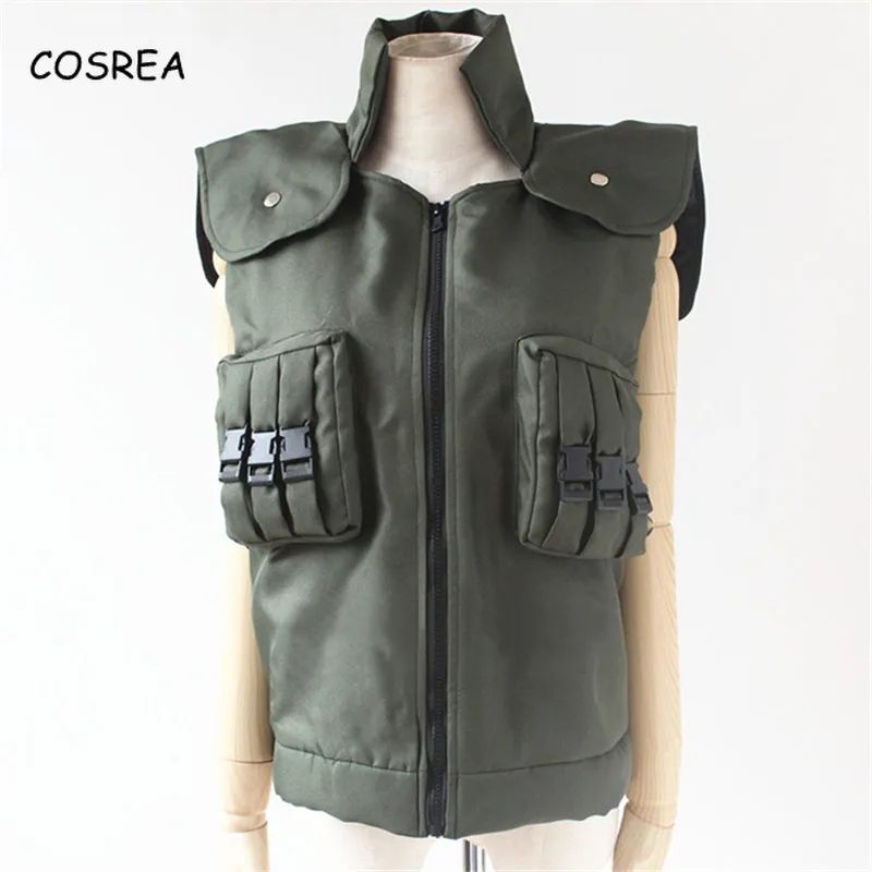 Halloween New Hot Sale Japanese Anime Naruto Cosplay Costumes Hatake Kakashi Green Unisex Vest Garment
Halloween New Hot Sale Japanese Anime Naruto Cosplay Costumes Hatake Kakashi Green Unisex Vest Garment