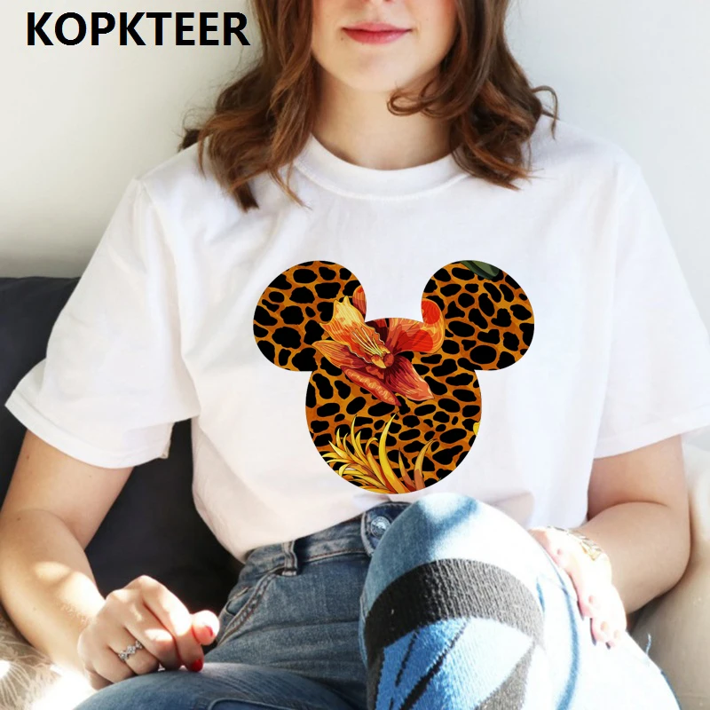 Women Clothes 2019 Summer Harajuku T Shirt Camiseta Mujer Streetwear Flower Leopard Mickey Graphic Tees Tee Shirt Femme Tops
Women Clothes 2019 Summer Harajuku T Shirt Camiseta Mujer Streetwear Flower Leopard Mickey Graphic Tees Tee Shirt Femme Tops