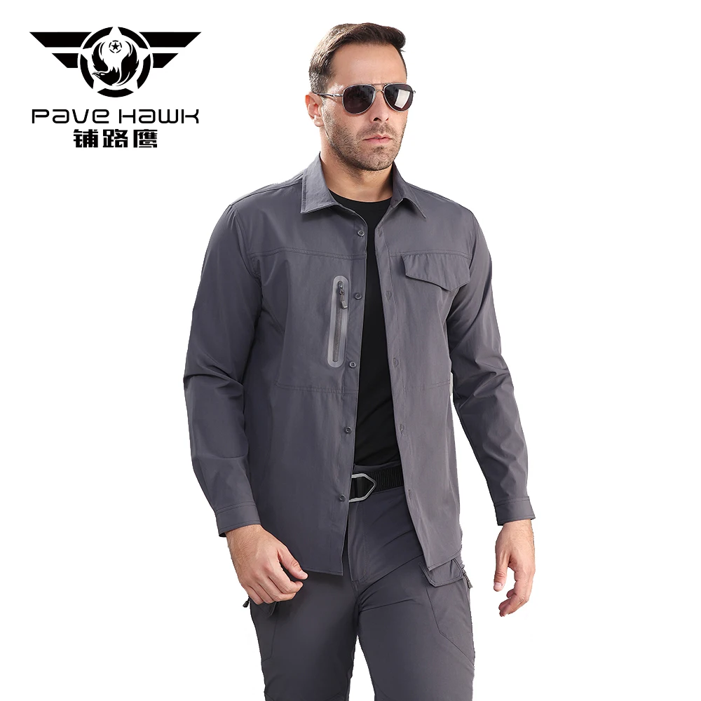 New 2019 Fashion Dress Shirt Men Military Shirt Long Sleeve Casual Shirts Brand Clothes Camisa Masculina Waterproof Summer XXXL
New 2019 Fashion Dress Shirt Men Military Shirt Long Sleeve Casual Shirts Brand Clothes Camisa Masculina Waterproof Summer XXXL