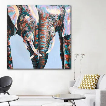 GOODECOR Colorful African Elephant Canvas Painting Wall Art Animal Oil Paintings Large Size Wall Prints Posters For Living Room
GOODECOR Colorful African Elephant Canvas Painting Wall Art Animal Oil Paintings Large Size Wall Prints Posters For Living Room