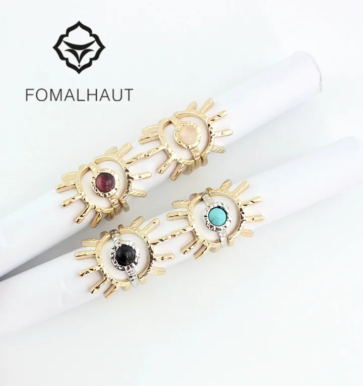 FOMALHAUT 2017 Vintage Punk Gold color Sun Gem ring copper ring printing Mid Finger Ring 3pcs/Set Wholesale RJ-179
FOMALHAUT 2017 Vintage Punk Gold color Sun Gem ring copper ring printing Mid Finger Ring 3pcs/Set Wholesale RJ-179