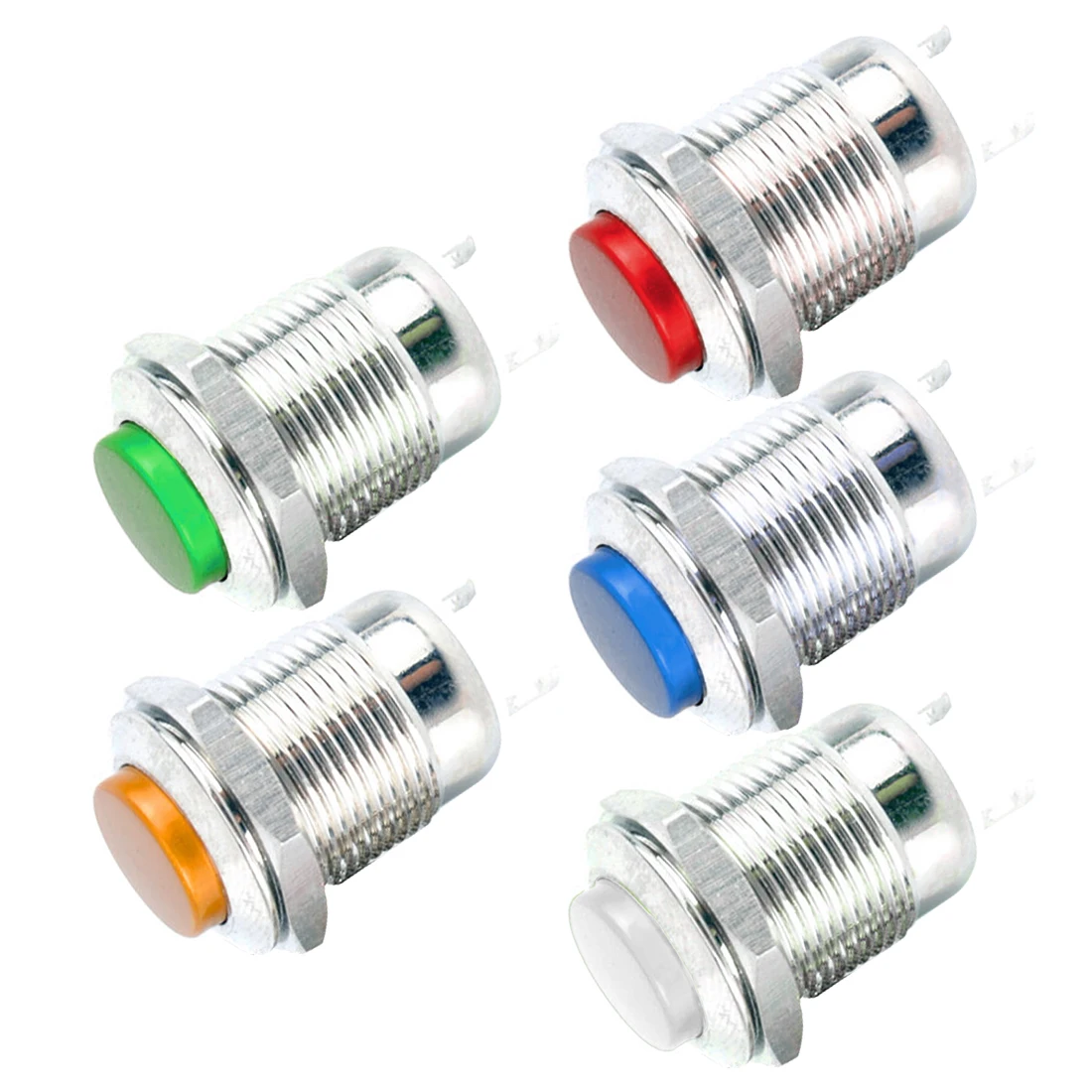 12MM Metal Push Button Switch Waterproof Press Button Self-reset Momentary Switch
12MM Metal Push Button Switch Waterproof Press Button Self-reset Momentary Switch