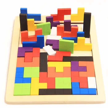 Hot Sale Kids Educational Montessori Wooden Tetris Game Jigsaw Puzzles Geometric Shape Slide Building Puzzle Children's Day Gift
Hot Sale Kids Educational Montessori Wooden Tetris Game Jigsaw Puzzles Geometric Shape Slide Building Puzzle Children's Day Gift