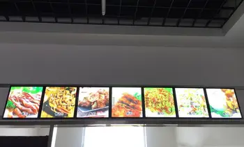 7PCS X Magentic Slimline Aluminum Frame Restaurant LED Illuminated Menu Boards,Fast Food Shop A2 Light Boxes
7PCS X Magentic Slimline Aluminum Frame Restaurant LED Illuminated Menu Boards,Fast Food Shop A2 Light Boxes