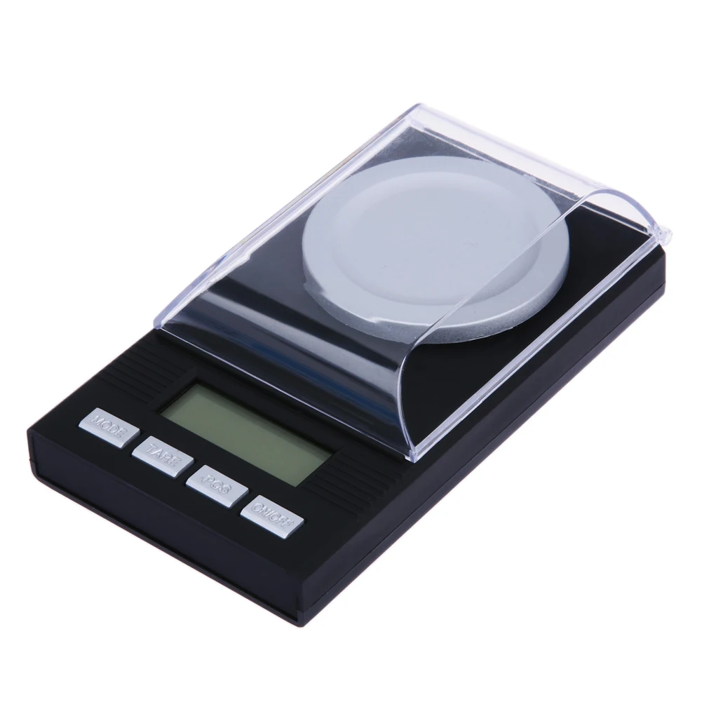 Image 20g 0.001g LCD Digital  Scale Lab Weight Digital Milligram  Gram Pocket Jewelry Scale Electronic Scales