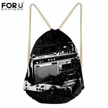 FORUDESIGNS Retro Radio Black Kids School Bags for Boys Small Drawstring Children Book Bags Baby Kids's School Mochila Infantil
FORUDESIGNS Retro Radio Black Kids School Bags for Boys Small Drawstring Children Book Bags Baby Kids's School Mochila Infantil