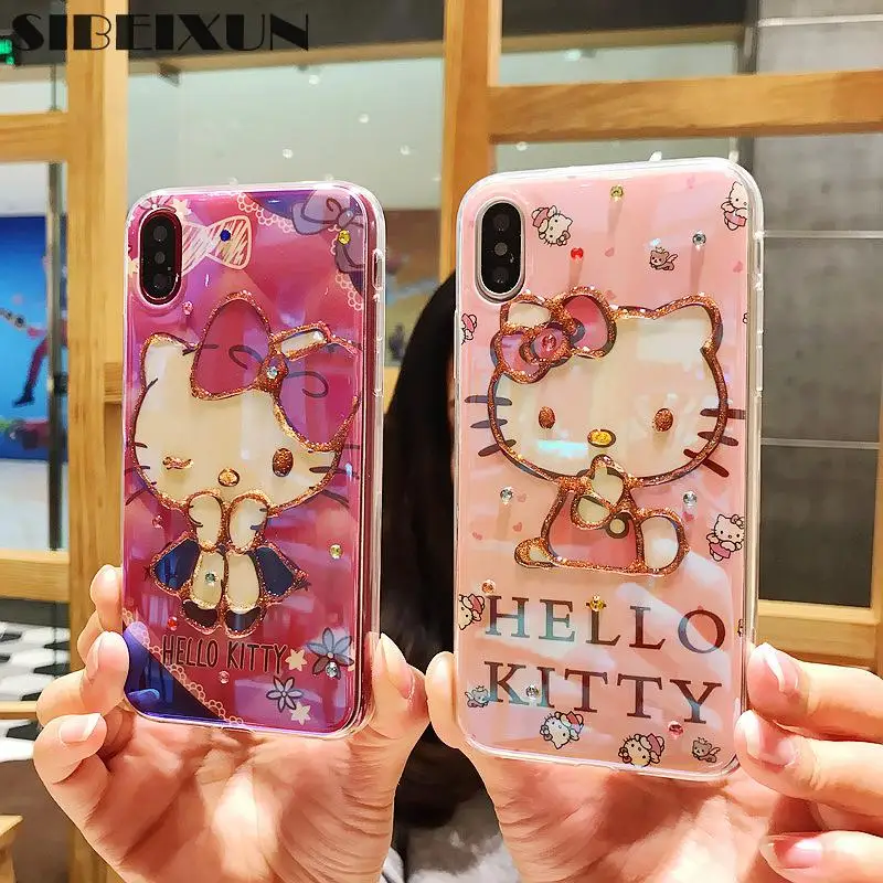 Blu-ray phone case for iphone 6 7 8 plus hello kitty epoxy soft silicone cover case for iphone X Xr Xs max
Blu-ray phone case for iphone 6 7 8 plus hello kitty epoxy soft silicone cover case for iphone X Xr Xs max