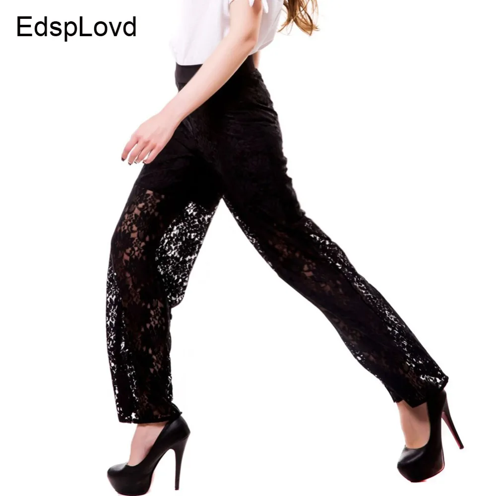 Edsplovd Women's 2018 Summer Summer Black Causal Lace Trousers With Lining AS182
Edsplovd Women's 2018 Summer Summer Black Causal Lace Trousers With Lining AS182