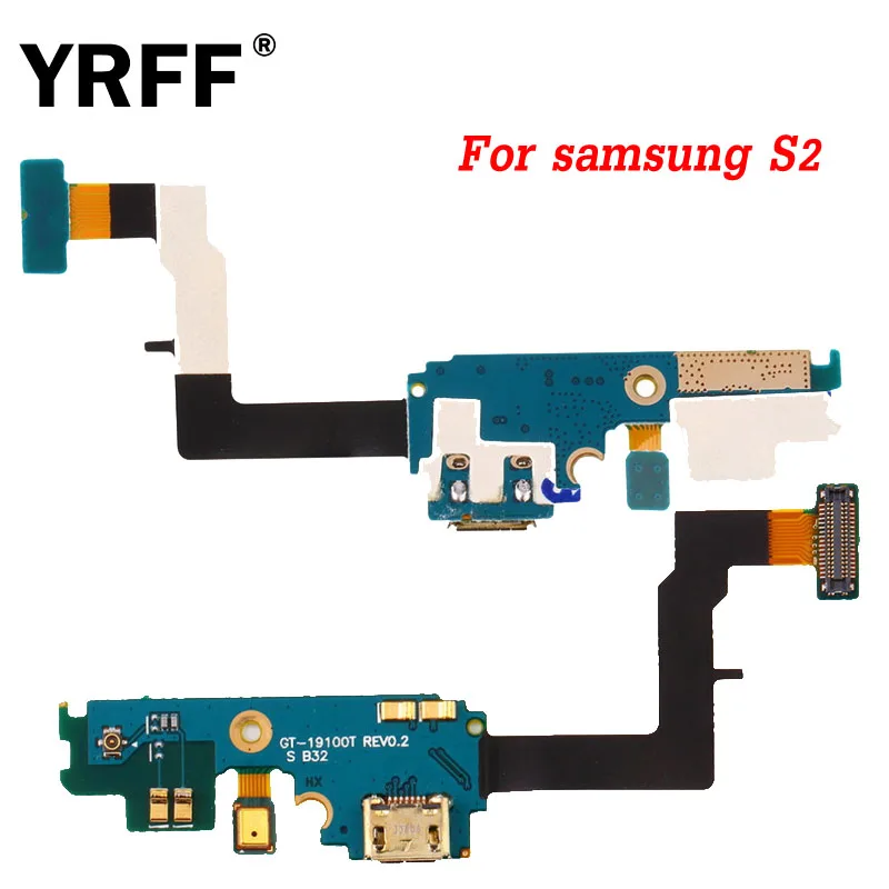 

YRFF A+++ Dock USB Port Charging Connector Flex Cable For Samsung Galaxy S2 i9100 GT-i9100 USB Part Flex Cables With Microphone