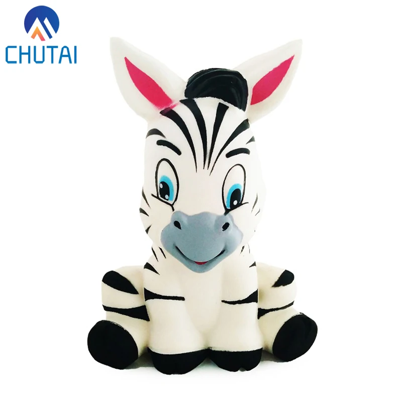 

New Zebra Horse Cute Squishy Slow Rising Jumbo Animal Soft Scented Squeeze Toy Charms Cake Bread Kid Antistress Toys 13*8CM