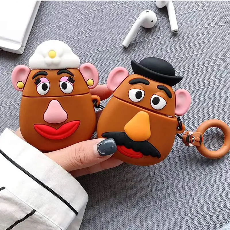 Cartoon cute headphone protective cover for airpods 2 case for Apple wireless Bluetooth headset protective shell quakeproof
Cartoon cute headphone protective cover for airpods 2 case for Apple wireless Bluetooth headset protective shell quakeproof