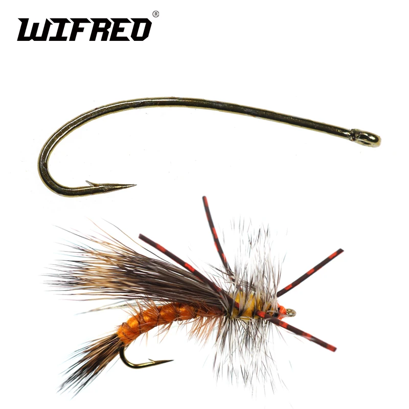 Wifreo 50PCS 3XL Long Shank Curved Nymph Fly Hook Terrestrial Dry Fly Hook for Stimulator Flies Stonefly Size 8 10 12 14 16
Wifreo 50PCS 3XL Long Shank Curved Nymph Fly Hook Terrestrial Dry Fly Hook for Stimulator Flies Stonefly Size 8 10 12 14 16