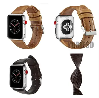 10pcs 44mm 40mm Luxury Genuine Leather watchband strap for apple 38mm 42mm Band bracelet smart watch wrist Retro style wristband
10pcs 44mm 40mm Luxury Genuine Leather watchband strap for apple 38mm 42mm Band bracelet smart watch wrist Retro style wristband