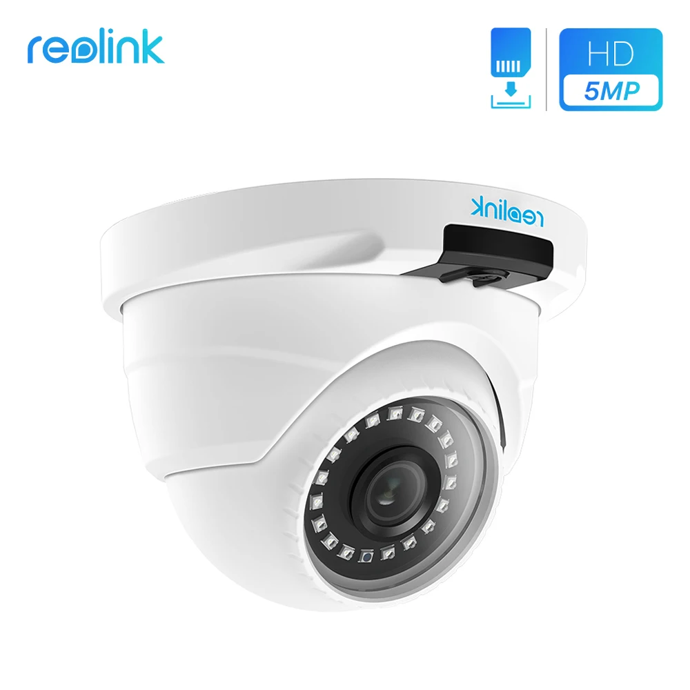 Reolink 5MP PoE IP Camera outdoor surveillance Camera with SD card slot Weatherproof Remote viewing Audio
Reolink 5MP PoE IP Camera outdoor surveillance Camera with SD card slot Weatherproof Remote viewing Audio