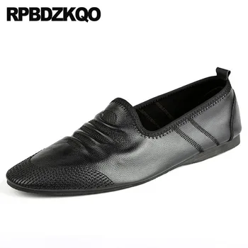 Black Pointed Toe Designer Shoes Men High Quality Driving Luxury Brand Runway Retro Summer Lightweight Spring European Flats 
Black Pointed Toe Designer Shoes Men High Quality Driving Luxury Brand Runway Retro Summer Lightweight Spring European Flats