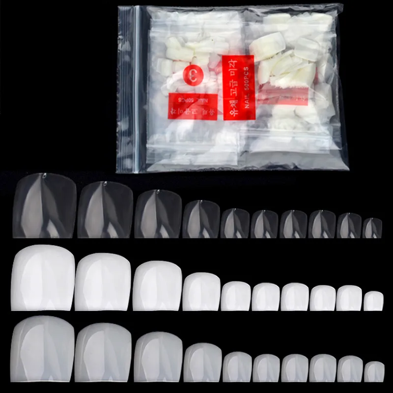 500 Pcs/pack Fake Artificial Acrylic False Toe Nails Tips Natural White Transparent Toenails Foot Manicure Beauty Nail Tool
500 Pcs/pack Fake Artificial Acrylic False Toe Nails Tips Natural White Transparent Toenails Foot Manicure Beauty Nail Tool