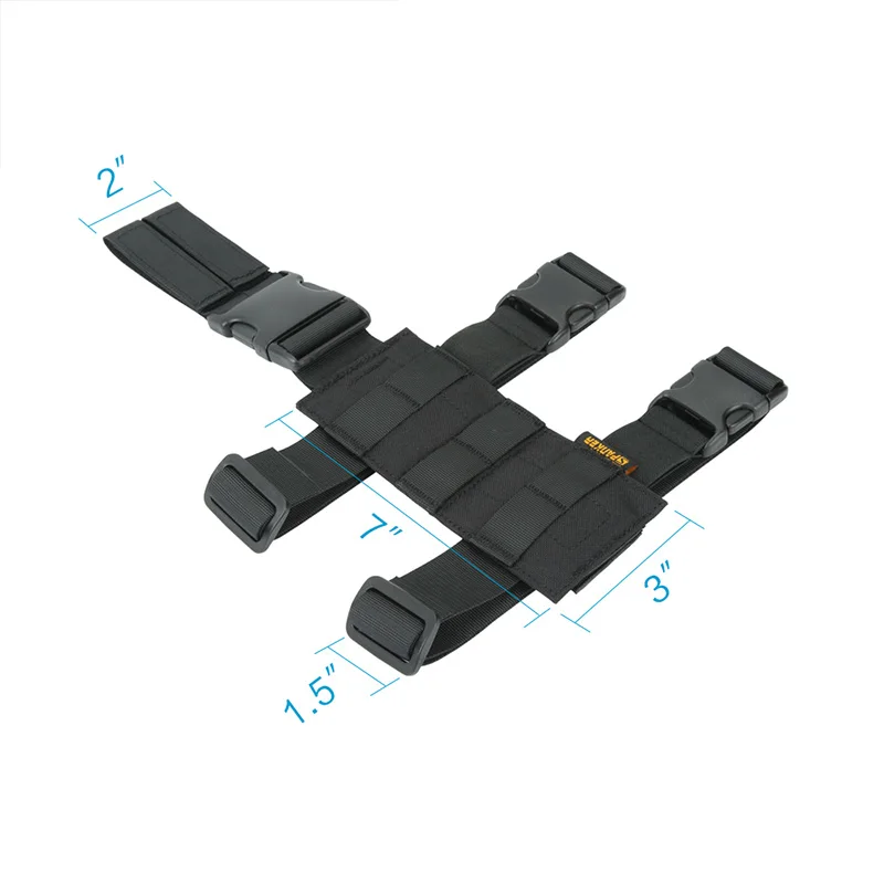 Outdoor Tactical Molle Mini-leg Hanging Plate Military Equipment Hunting Wearable Panel Accessory Outdoor Tactical Molle Mini-leg Hanging Plate Military Equipment Hunting Wearable Panel Accessory