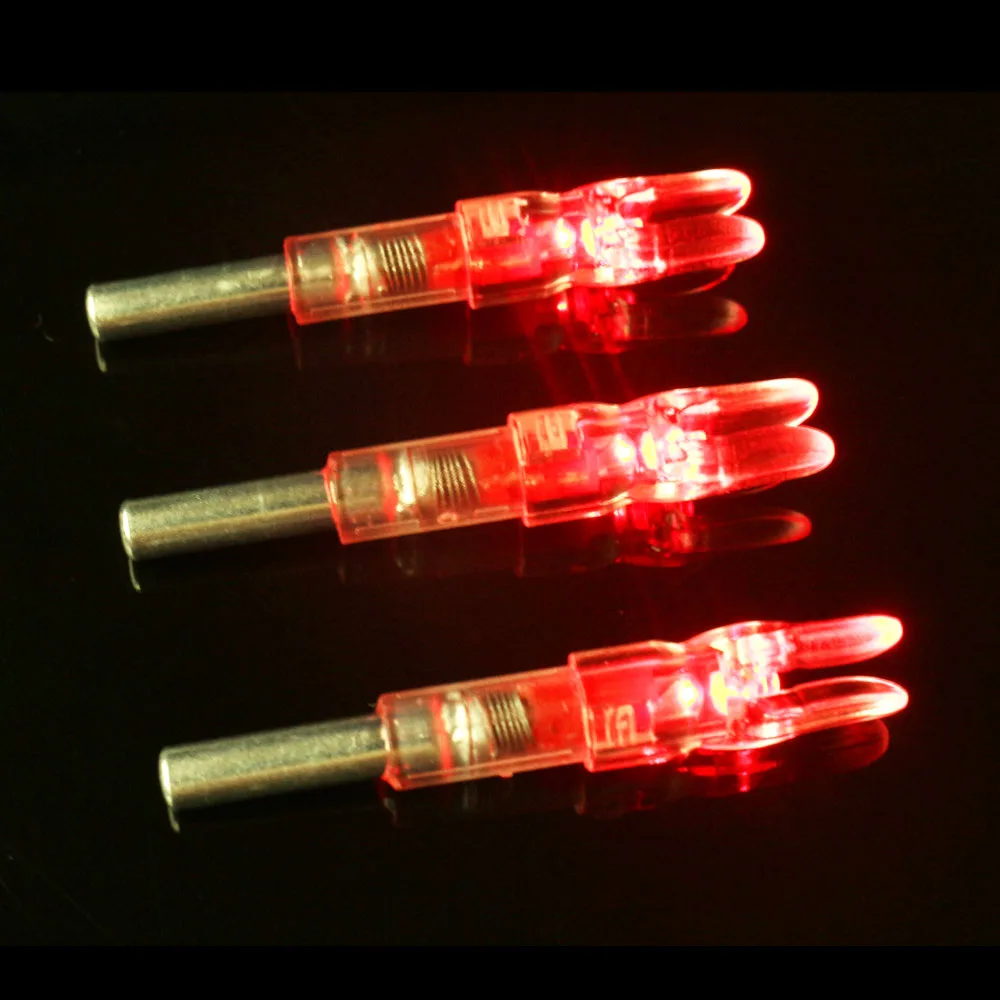 3 Pcs Automatically Lighted Bow String Activated LED Lighted Nock For ID 6.2 mm Archery Arrow Accessory Shooting Hunting Tool
3 Pcs Automatically Lighted Bow String Activated LED Lighted Nock For ID 6.2 mm Archery Arrow Accessory Shooting Hunting Tool